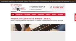 Desktop Screenshot of elektro-laemmel.de